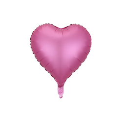 Matte Heart Foil Balloons