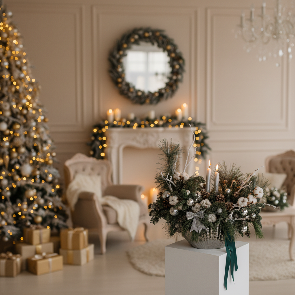 Evergreen Elegance Composition