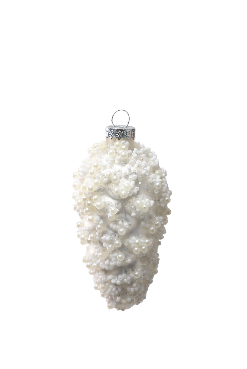 Frosted Cone Ornament