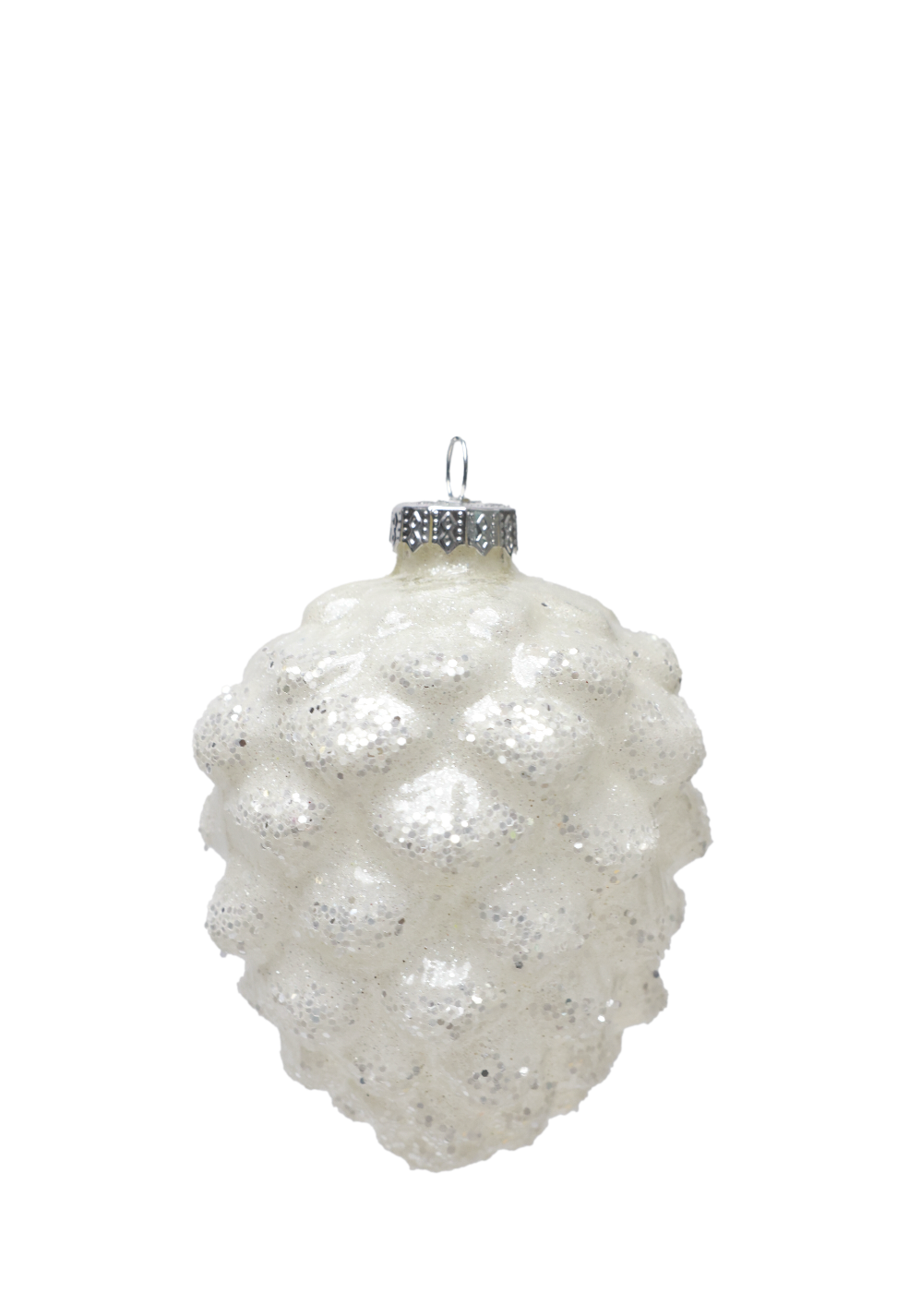 Frosted Cone Ornament